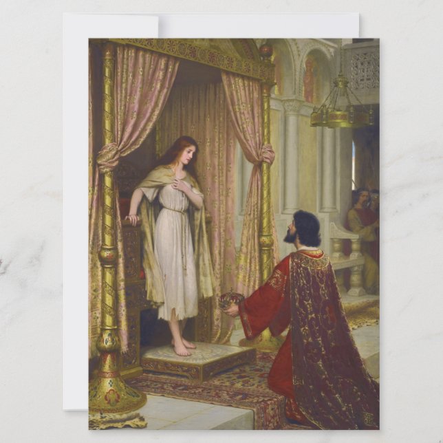 The King and the Beggar Girl Card (Front)