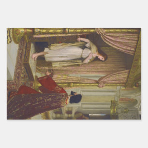 The King and the Beggar Girl Wrapping Paper Sheet