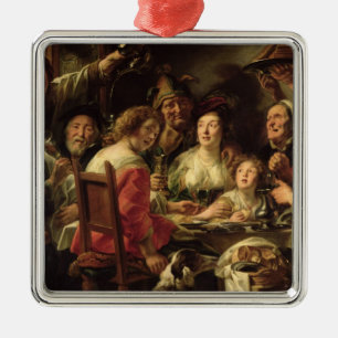 The King Drinks Metal Tree Decoration