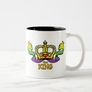 The King gets the BIG beads Two-Tone Coffee Mug