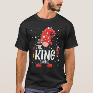 The King Gnome Matching Family Christmas Gnome T-Shirt