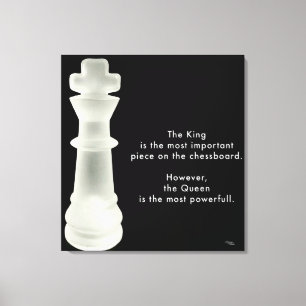 The King is... Canvas Print