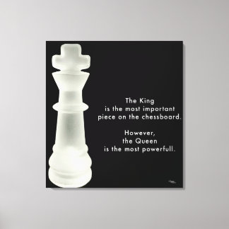 The King is... Canvas Print