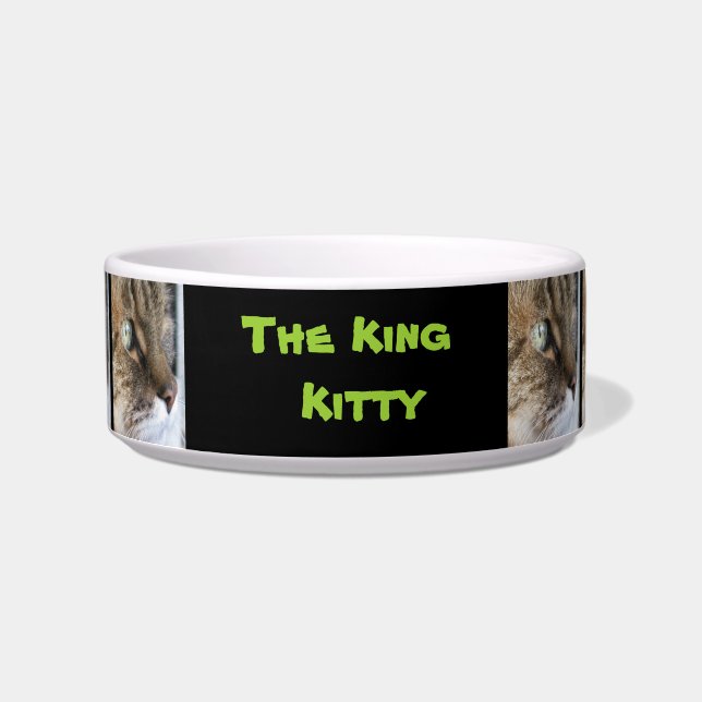The King Kitty Maine Coon Bowl (Front)