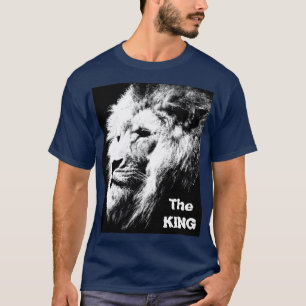 The King Modern Pop Art Lion Head Elegant Men's T-Shirt