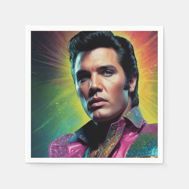 The King of Pop Art Napkin (Front)