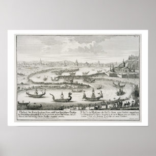 The King of Siam's Residence, from 'Entwurf einer Poster