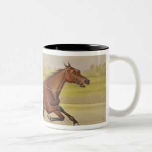 The King of the Turf, 'St. Julien', Driven by Orri Two-Tone Coffee Mug