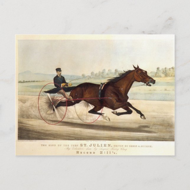 The King of the Turf, 'St. Julien' Postcard (Front)