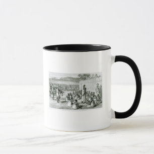 The King of Uganda Reviewing Colonel Mug