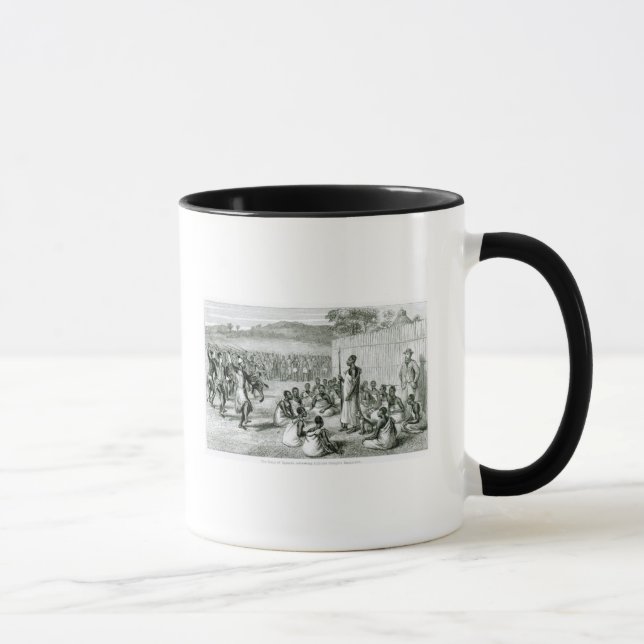 The King of Uganda Reviewing Colonel Mug (Right)