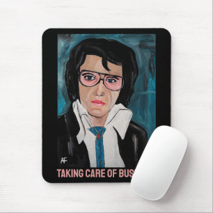 The King Painting by Alfred Fox Mouse Mat