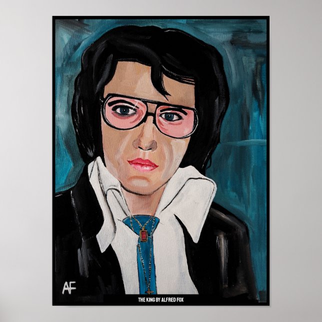 The King Painting by Alfred Fox Poster (Front)