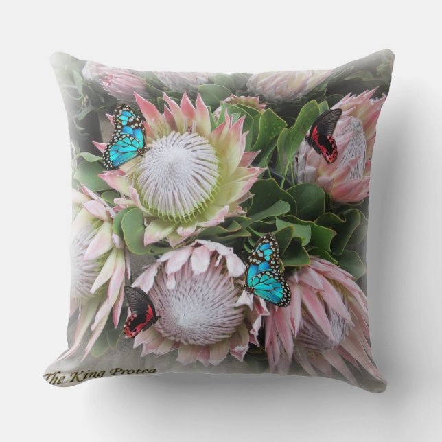 The King Protea Cushion (Front)