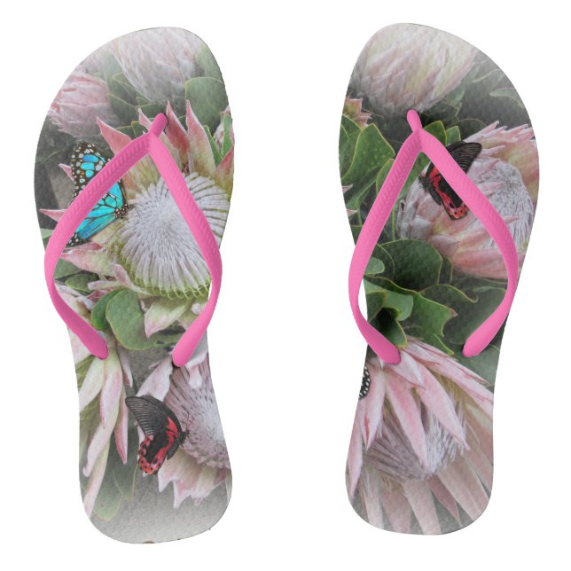 The King Protea Flip Flops (Footbed)