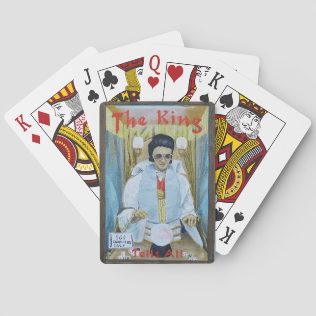 The King Tells All Playing Cards (Back)