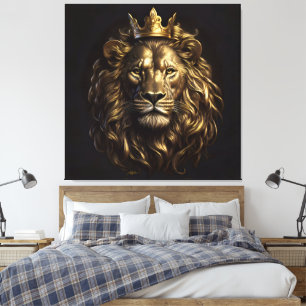 The King! The Not-So-Cowardly Lion of Oz Canvas Print
