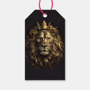 The King! The Not-So-Cowardly Lion of Oz Gift Tags