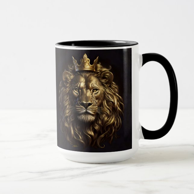 The King! The Not-So-Cowardly Lion of Oz Mug (Right)