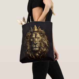 The King! The Not-So-Cowardly Lion of Oz Tote Bag