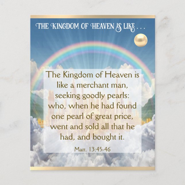 The Kingdom of Heaven  Flyer (Front)