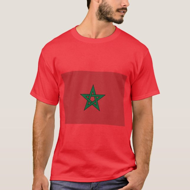 The Kingdom of Morocco falag T-Shirt (Front)