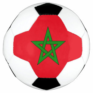 the kingdom of Morocco flag Football