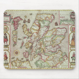 The Kingdome of Scotland, engraved by Jodocus Mouse Mat
