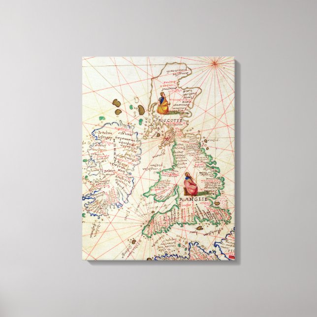 The Kingdoms of England and Scotland Canvas Print (Front)