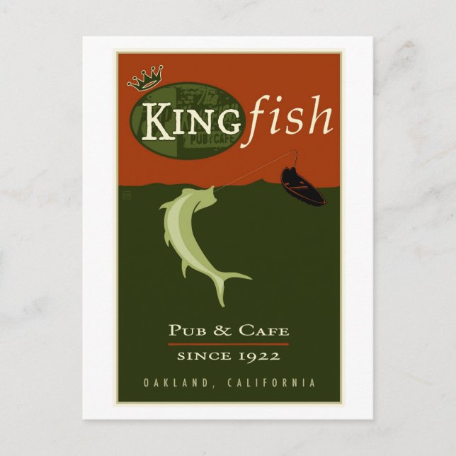 the Kingfish Postcard (Front)