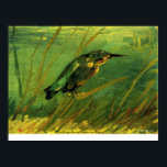 The Kingfisher by Vincent van Gogh Poster<br><div class="desc">This painting titled, The Kingfisher is made by the famous artist, Vincent van Gogh. About Vincent van Gogh Vincent van Gogh saw colour as the chief symbol of expression. There is a reason his art connects with the viewers, because van Gogh was determined to give happiness by creating beauty through...</div>