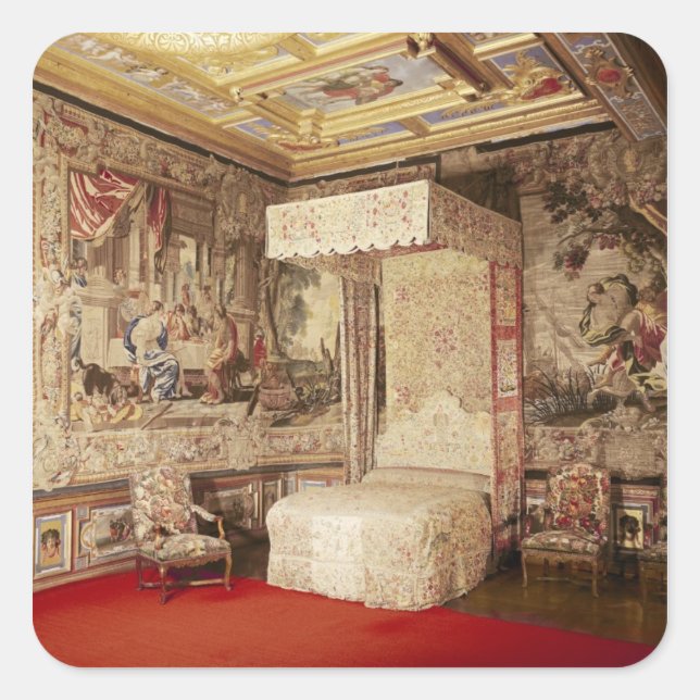 The king's bedchamber square sticker (Front)
