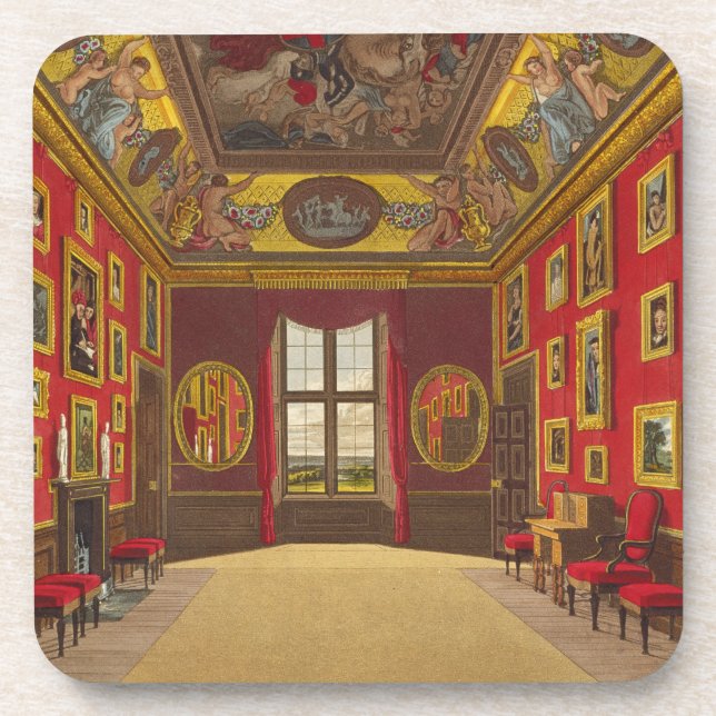 The King's Closet, Windsor Castle, from 'Royal Res Coaster (Front)