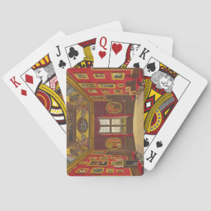 The King's Closet, Windsor Castle, from 'Royal Res Playing Cards