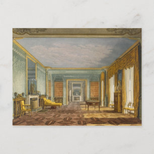 The King's Library from Views of The Royal Pavilio Postcard