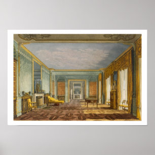 The King's Library from Views of The Royal Pavilio Poster