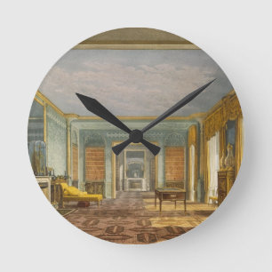 The King's Library from Views of The Royal Pavilio Round Clock