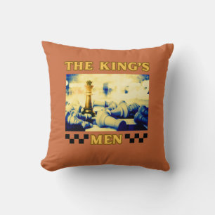 The King's Men Chess Player Cushion