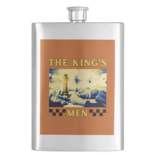 The King's Men Chess Player Hip Flask