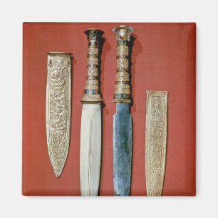 The king's two daggers, from tomb of magnet