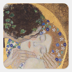 The Kiss, 1907-08 Square Sticker