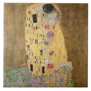 The Kiss, 1907-08 Tile
