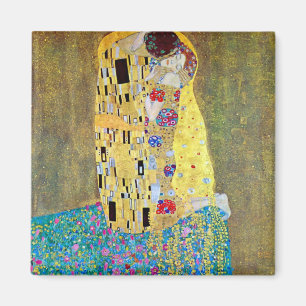 The Kiss 2 by Gustav Klimt Magnet
