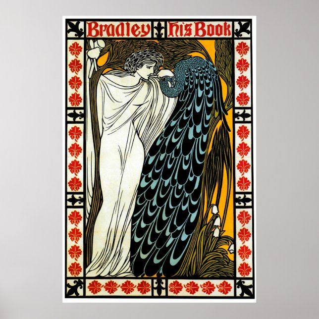 The Kiss / Bradley His Book 1896 ~ Vintage Poster (Front)