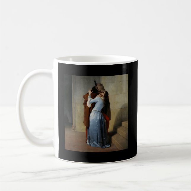The Kiss By Francesco Hayez Coffee Mug (Left)
