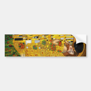 The Kiss By Gustav Klimt Bumper Sticker