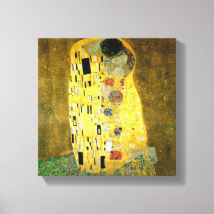 The Kiss by Gustav Klimt Canvas Print