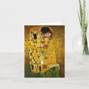 The Kiss by Gustav Klimt Card