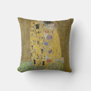 The Kiss by Gustav Klimt Cushion