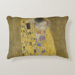 The Kiss by Gustav Klimt Decorative Cushion